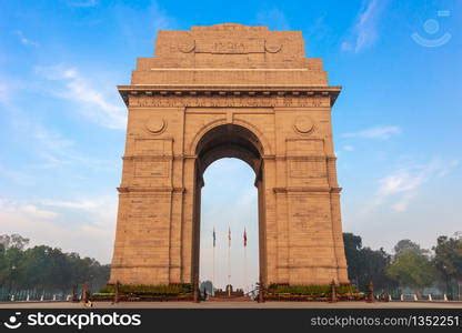 Famous India Gate, landmark of Delhi, India.. Famous India Gate ...