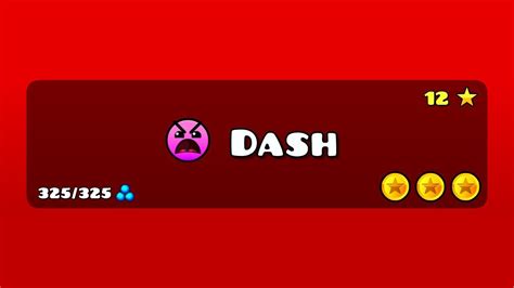 "Dash" 100 % (ALL COINS) | Geometry Dash - YouTube