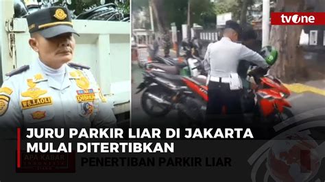 Petugas Dishub DKI Jakarta Tertibkan Juru Parkir Liar YouTube