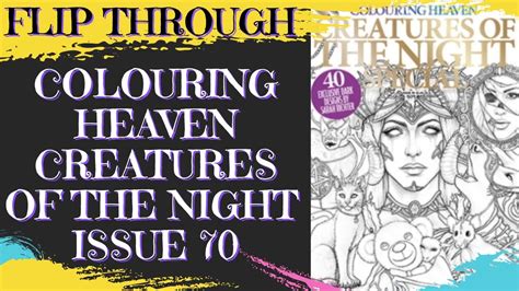 Colouring Heaven Creatures Of The Night Special Issue 70 Full Flip