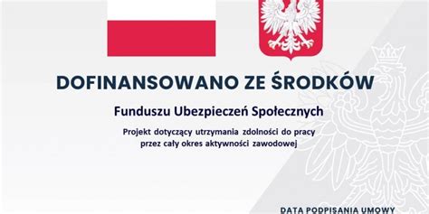 Dofinansowanie Z Funduszu Ubezpiecze Spo Ecznych Blog Warszawa