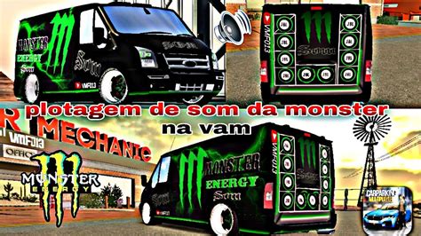 PLOTAGEM DE SOM DA MONSTER ENERGY PARA VAN Car Parking Multiplayer