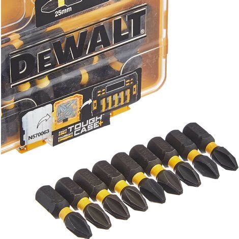 5X Dewalt 25 Piece Impact Extreme PH2 Phillips Screwdriver Bit Set