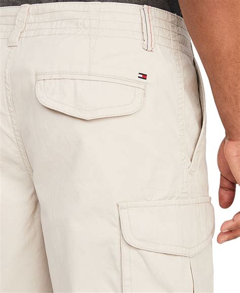 Tommy Hilfiger Mens Essential Solid Cargo Shorts Macys