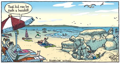 Life Can Be A Beach Bizarro Naked Cartoonist