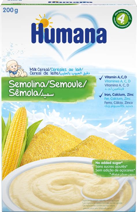Царевична каша за бебе Humana - store.bg