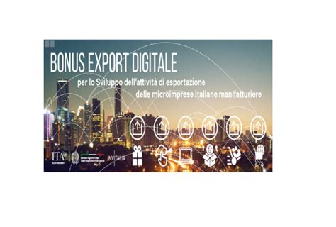 Bonus Export Digitale Contributo A Fondo Perduto Per L