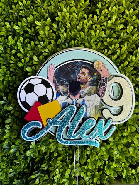 Messi Soccer Player Cake Topper Argentina - Etsy