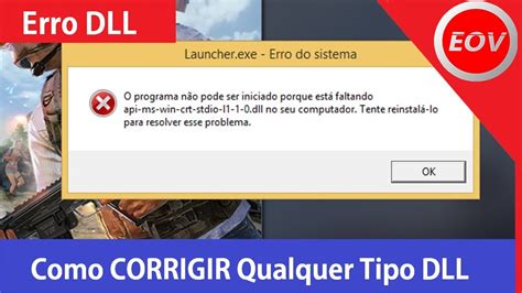 Como Resolver Todos Erros De Dll Do Seu Pc Youtube