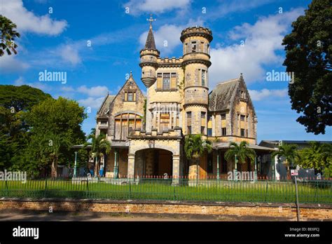 Magnificent Seven Stollmeyer Castle In Port Of Spain Trinidad Stock