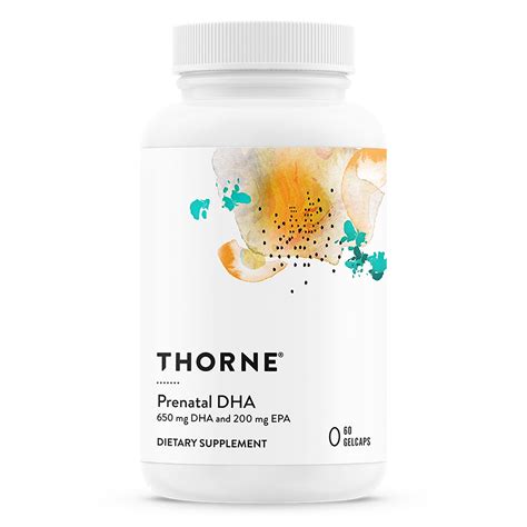 Amazon.com: THORNE Prenatal DHA - 650 mg DHA and 200 mg of EPA ...