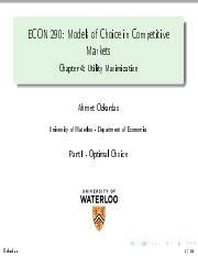 Ch4 1 Optimal Choice Pdf ECON 290 Models Of Choice In Competitive