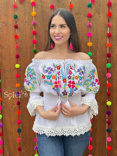 Total Imagen Outfit Blusa Bordada Mexicana Abzlocal Mx