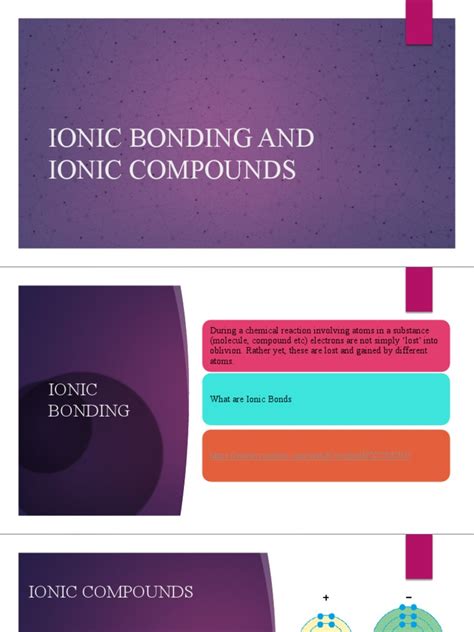 Ionic Bonding and Structure | PDF | Ion | Ionic Bonding