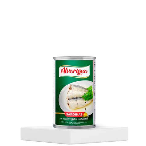 Sardinas En Aceite Vegetal 170 G Alvarigua