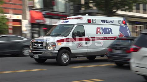 Amr Ambulance At Night