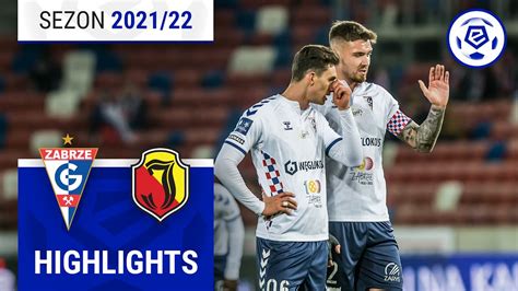 Górnik Zabrze Jagiellonia Białystok 1 2 SKRÓT Ekstraklasa 2021 22