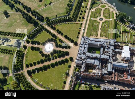 Hampton Court Palace Aerial View