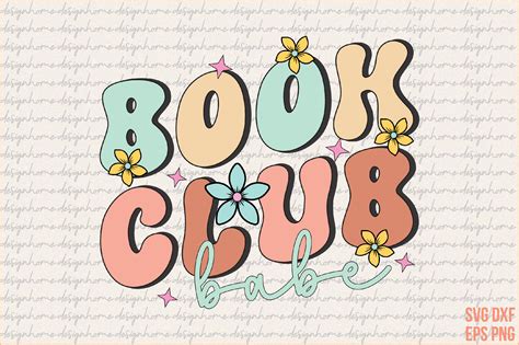 Retro Book Club Babe SVG Design Graphic By SinaCreation Creative Fabrica