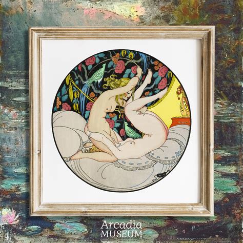 Lesbian Sex Art Print Sapphic Poster Lesbian Couple In Bed Gerda Wegener Etsy