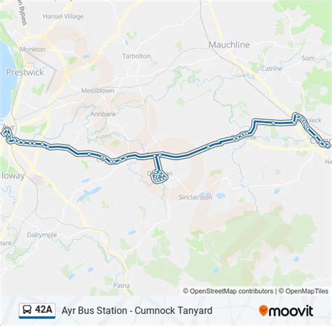 A Route Schedules Stops Maps Ayr Updated