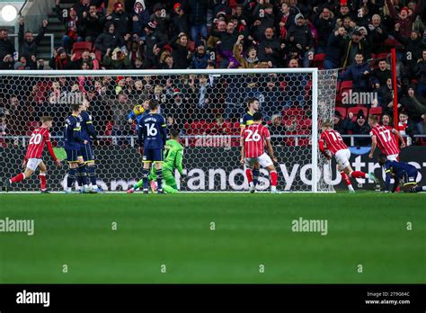 Mark Sykes 17 Of Bristol City Scores To Make The Score 3 2 During The