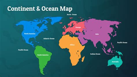 World Map With Continents