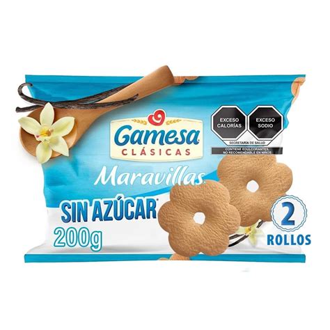 Galletas Gamesa Maravillas Cl Sicas Sabor Vainilla Sin Az Car G