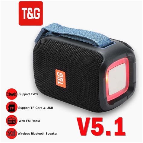 T G TG 339 TWS Portable Wireless Bluetooth Speaker With Handstrap And