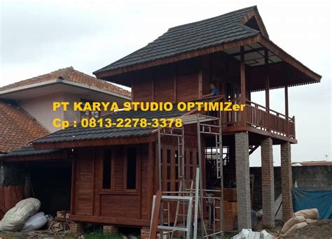 Jual Rumah Panggung Knock Down Murah Di Jakarta Timur Rumah Kayu