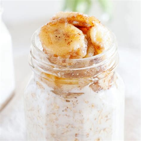 Bananas Foster Overnight Oats Recipe Laura Fuentes