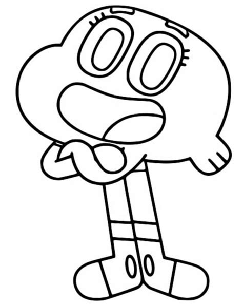 Dibujos Para Colorear The Amazing World Of Gumball