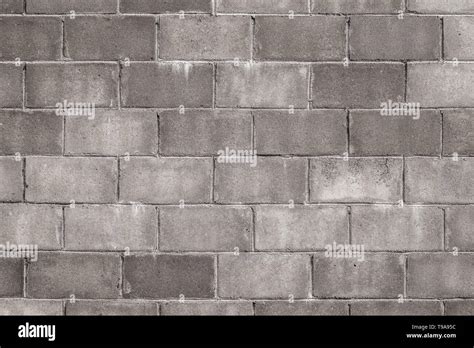 Old Concrete Blocks Wall Texture Background Unfinished Rustic