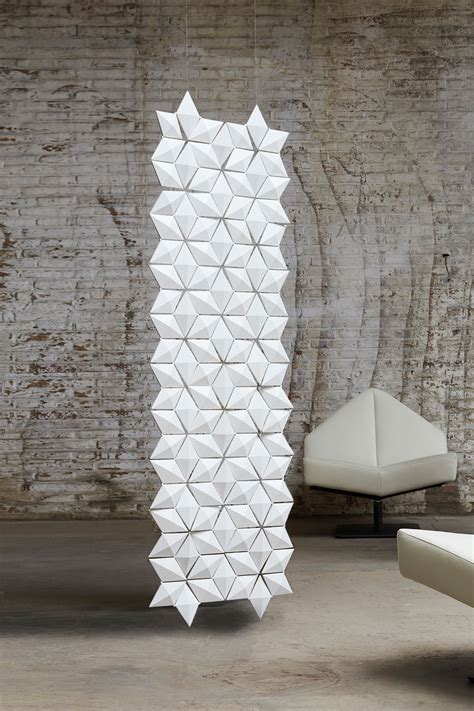 Facet Hanging Room Divider 170 X 187cm In White Bloomming