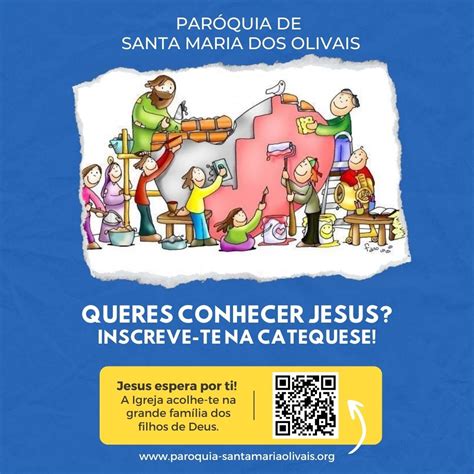 Inscrições Catequese 2023 2024 Paróquia De Santa Maria Dos Olivais