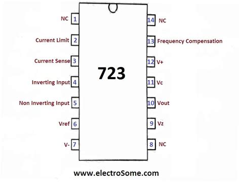 IC LM 723 Voltage Regulator