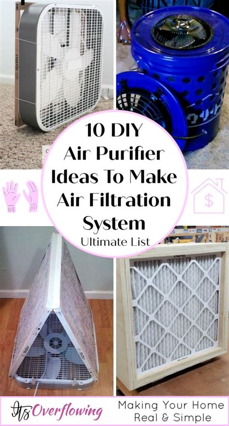 10 DIY Air Purifier Ideas To Make Cheap Air Filtration System