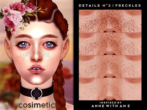 The Sims Resource COSIMETIC Details N2 Freckles Inspired By AWAE