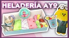 11 ideas de Heladería de papel casitas para armar juegos de