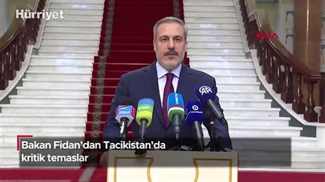 Bakan Fidan Dan Tacikistan Da Kritik Temaslar Dailymotion Video