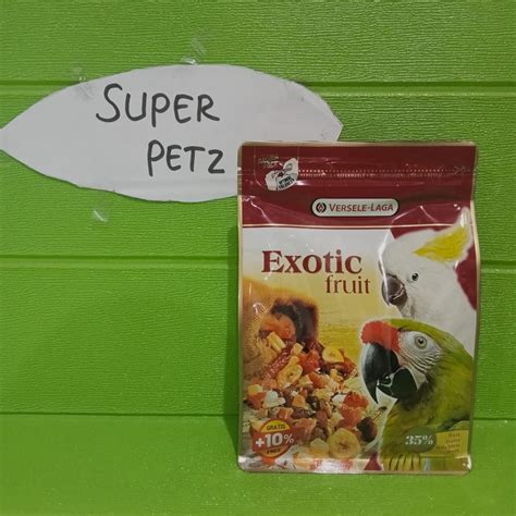 Jual Versele Laga Exotic Fruit 300 30gr Makanan Burung Parrot Fruit