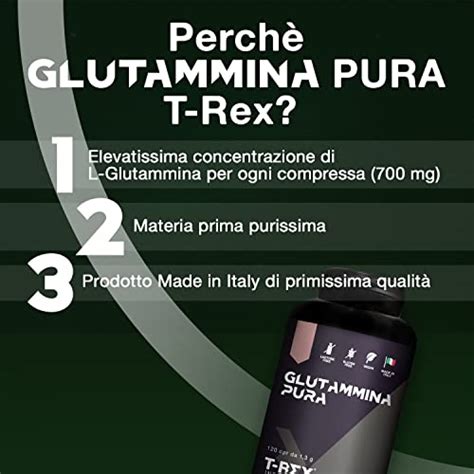 T Rex Integratori Glutammina Pura Kyowa Compresse Qualescegliere It