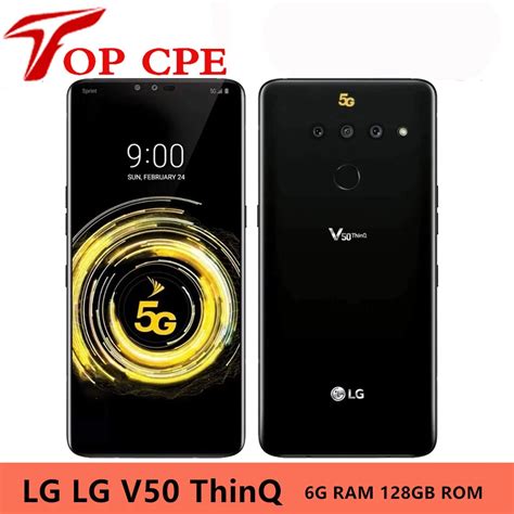 LG teléfono inteligente desbloqueado V50 ThinQ V500N pantalla Triple 1