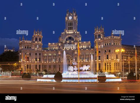 Cibeles Fountain Fuente De La Cibeles Palacio De Comunicaciones