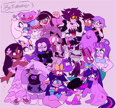 Purple Characters