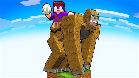 JOGANDO KING KONG Em APENAS UM BLOCO No Minecraft YouTube