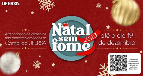 Comunica O Live Abre Campanha Natal Sem Fome Da Ufersa