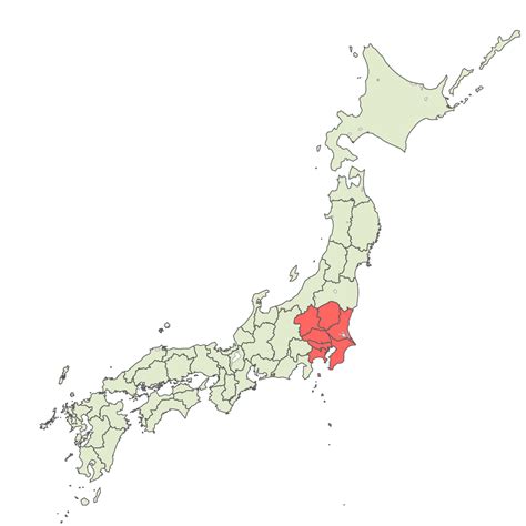 関東地方の地図 Map It マップ・イット