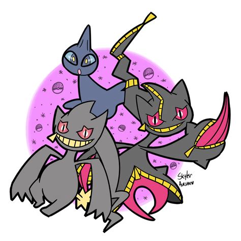 Shuppet, Banette and Mega Banette by SkylerAurum on DeviantArt