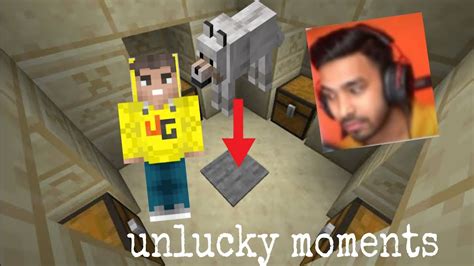 Indian Gamers Most Unlucky Moments In Minecraft 🔴 Technogamerzyspbbs